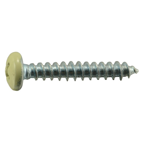 Midwest Fastener Sheet Metal Screw, #8 x 1 in, Painted Steel Pan Head Phillips Drive, 30 PK 37923 - main
